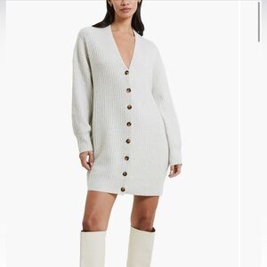 French Connection - oatmeal sweater dress